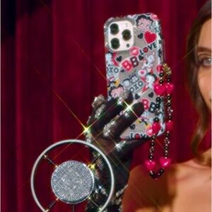 Velvet Caviar Love-Themed Phone Case - Black, Pink, Red iPhone 13 NIB